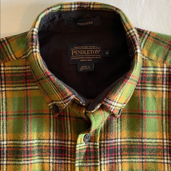 Pendleton Fireside 100% virgin wool shirt in Murphy Tartan Size Medium - Picture 3 of 14